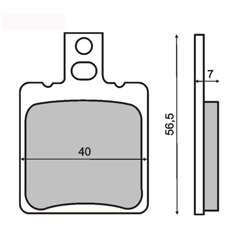 Pair brake pads system brembo - pair,