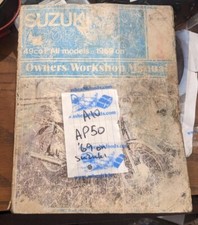 Haynes workshop manual for Suzuki AP50 or A50P moped 1969 on A10