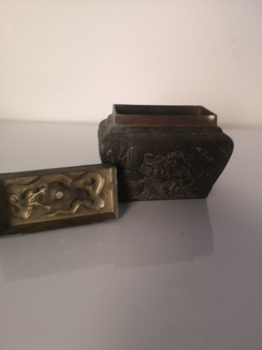 Oriental tea caddy casket - oriental,