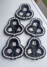 Wedgwood Jasperware Black Club Dishes