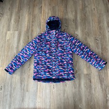 Ladies CAMPRI SKI OUTERWEAR Blue Pink White Hooded Ski Jacket UK 16