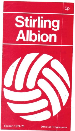 Stirling albion rangers 1974 - v,
