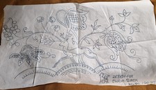 Vintage transfer for JACOBEAN CREWEL EMBROIDERY (1930s)
