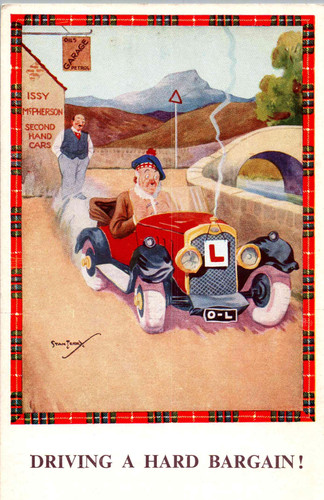 Comic clunker car - comic,
