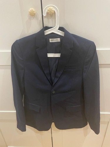 Boys navy suit - h&m, 11-12