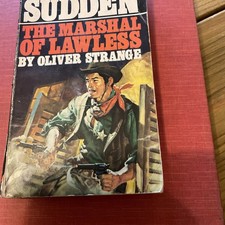 Sudden - The Marshal of Lawless by Oliver Strange corgi Western paperback 1970
