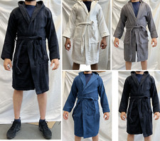 TERRY TOWEL BATH ROBE UNISEX LUXURY SOFT EGYPTIAN COTTON TOWELLING DRESSING GOWN