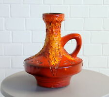 Elegant ceramic fat lava vase