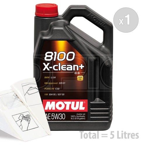 Car engine oil service - oil, kit
