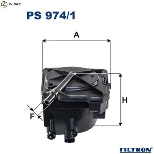 Fuel filter 974 for - filter, ps