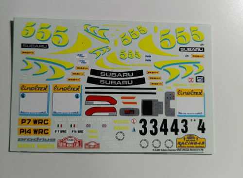 Decals subaru impreza 555 - decals,