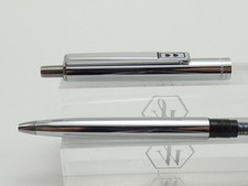 Vintage Papermate Mexico Powerpoint Chrome Ballpoint Pen, CT, Need Inks  *MINT*