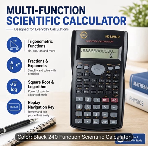 Scientific calculator 240 - –, 240+