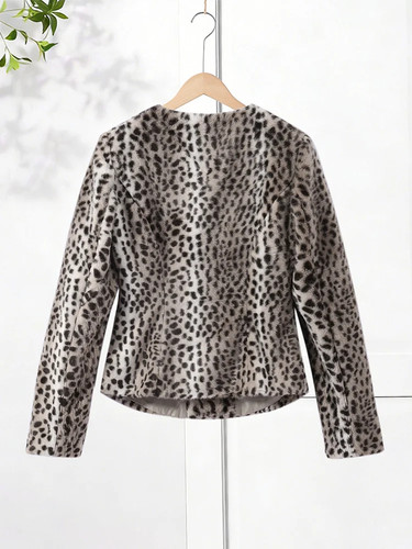 Womens leopard faux fur - womens,