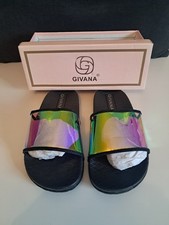 GIVANA WIDE FIT POOL SLIDERS