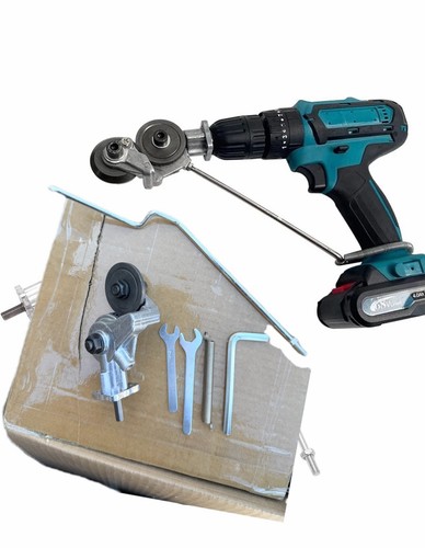 Drill attachment metal cutter - attachment,