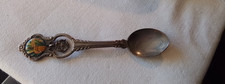 SILVER PLATED SOUVENIR TEA SPOON WHITBY YORKSHIRE PREOWNED