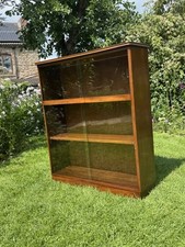 Vintage Mid Century Teak Glass