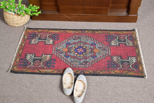 Vintage rug 7x3 ft - ft, small
