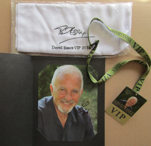 David essex vip signed photo - david,