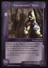 Two-headed Troll - Lidless Eye - Middle-Earth CCG