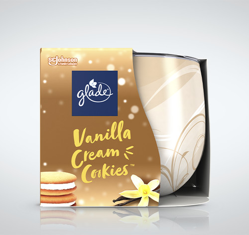 Glade scented candle vanilla - candle,