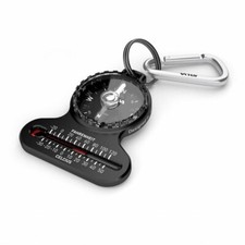 silver pocket compass