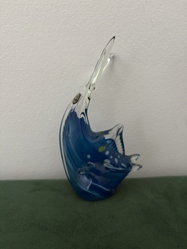 Phoneician glass fish blue - phoneician,
