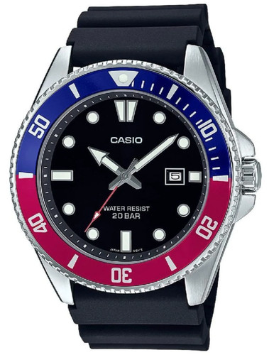 Casio core analog black strap - casio,