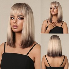 Full Head Short Straight Wig