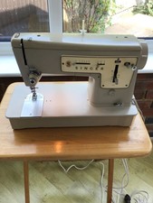 SINGER VINTAGE SEWING MACHINE.  447 with FOOT PEDAL    UNTESTED