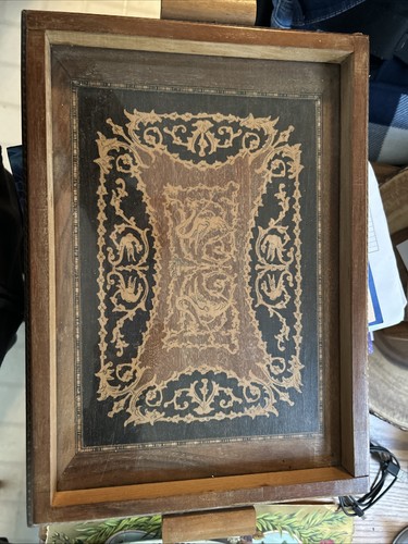 Large antique oak - antique, gesso