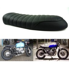 Universal Motorcycle Cafe Racer Seat Flat Brat Saddle For Yamaha Honda GB Suzuki