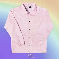 CLEARANCE SALE Pink Coach Jacket Skate Streetwear Pastel Sz S NEW