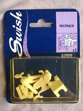 Genuine Swish Fastrack Set, Slider / Glider & End Stops,  Q390W, White Nylon,
