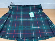 New Mens The Kilt Green Tartan Check Size 46/48 Mackenzie Party Formal Scottish