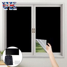 Thermal Insulated Curtain Travel Window Cover Blackout Blind Window Shade