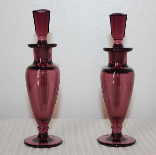 Vintage pair purple - purple, glass