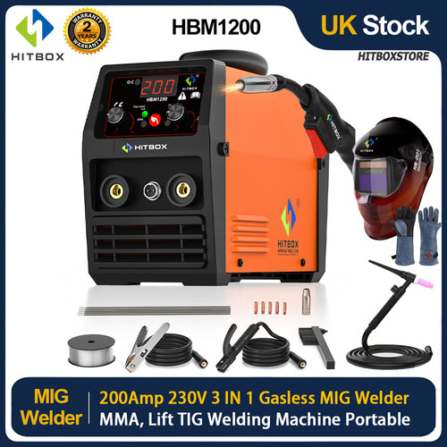 Mig tig mma 3in1 welder - mig/tig/mma, 200a