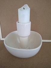 Vintage large ceramic candle - vintage,