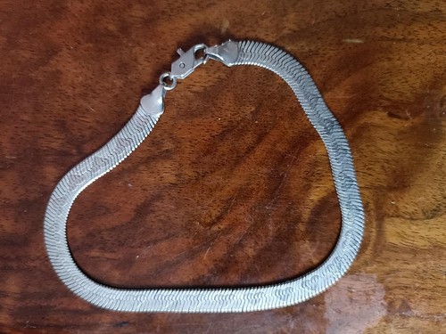 Vintage herringbone flat snake