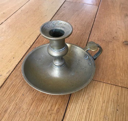 Vintage brass candleholder - vintage,