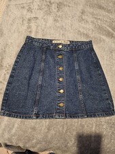 Dark Blue Denim Skirt