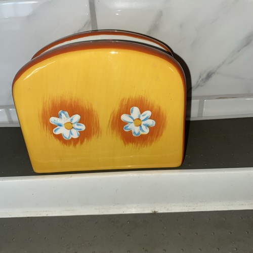 Ceramic napkin holder - ceramic,