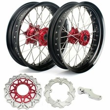 25 supermoto wheels - 17"x3.5/4.25,