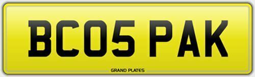 Pakistan registration bc05 pak - pakistan,