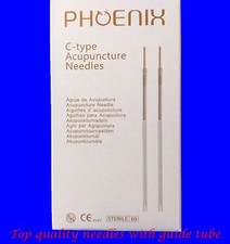 Phoneix Acupuncture needles HQ  with guide tube (100 needles/Box)