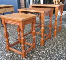 Vintage Priory Nest Of 3 Three Tables.