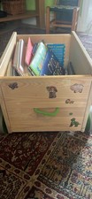 IKEA FLISAT toy storage with wheels book bus 