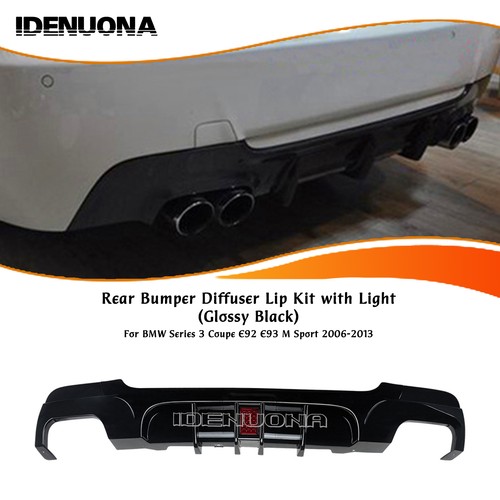 Gloss black rear diffuser - gloss,